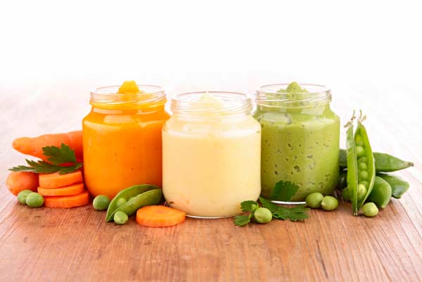 Purée de légumes pour l'alimentation