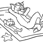 Tom et Jerry sur la plage