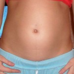 20 semaines 5 jours (photo de l'abdomen)