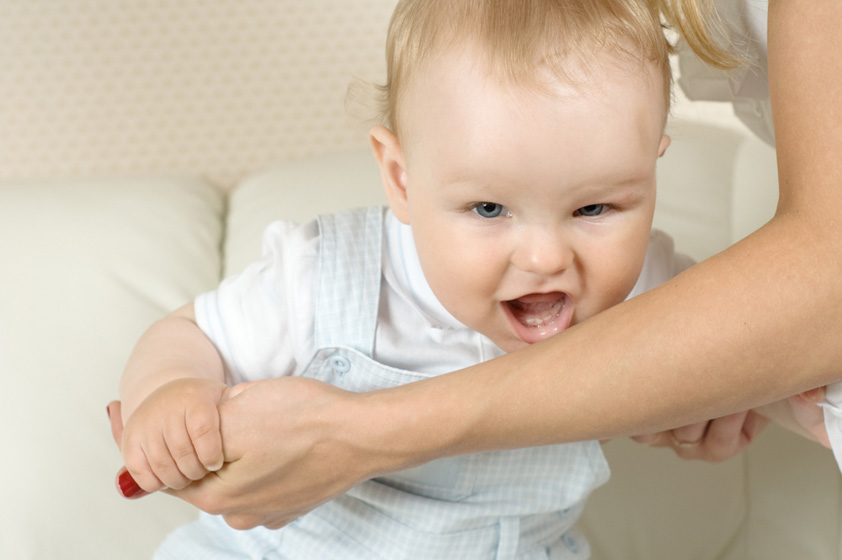 morsures de bébé