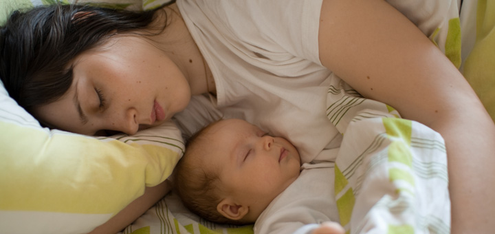 sommeil articulaire avec le bébé