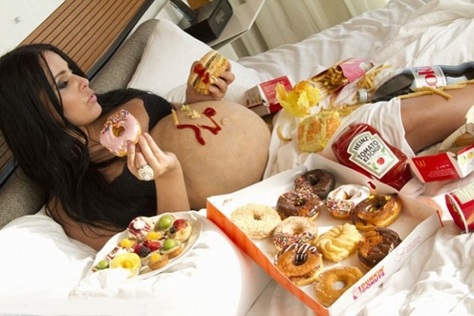 malbouffe pour les femmes enceintes