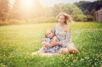 mère avec fille