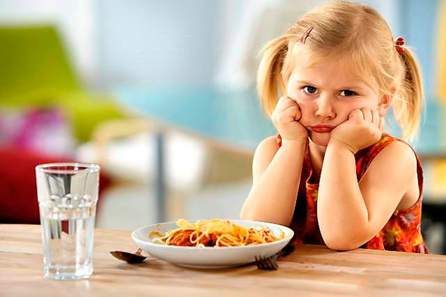 ne mange pas au jardin d'enfants