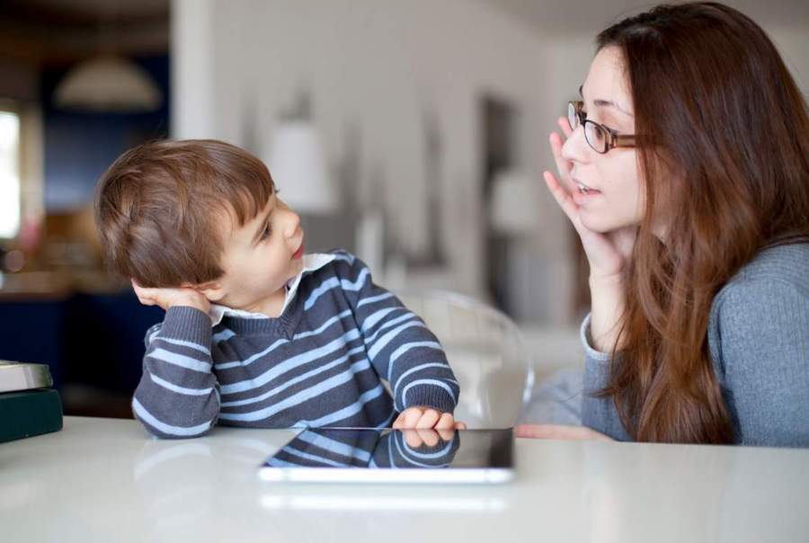 communication avec un enfant