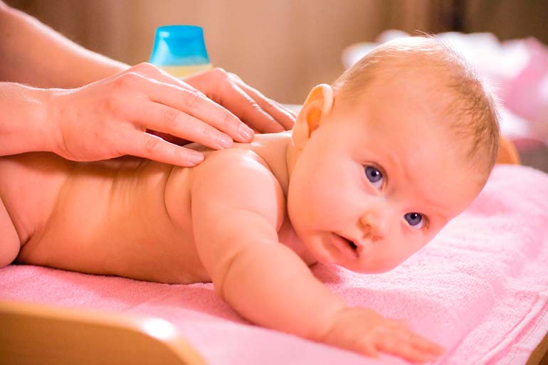 massage bébé